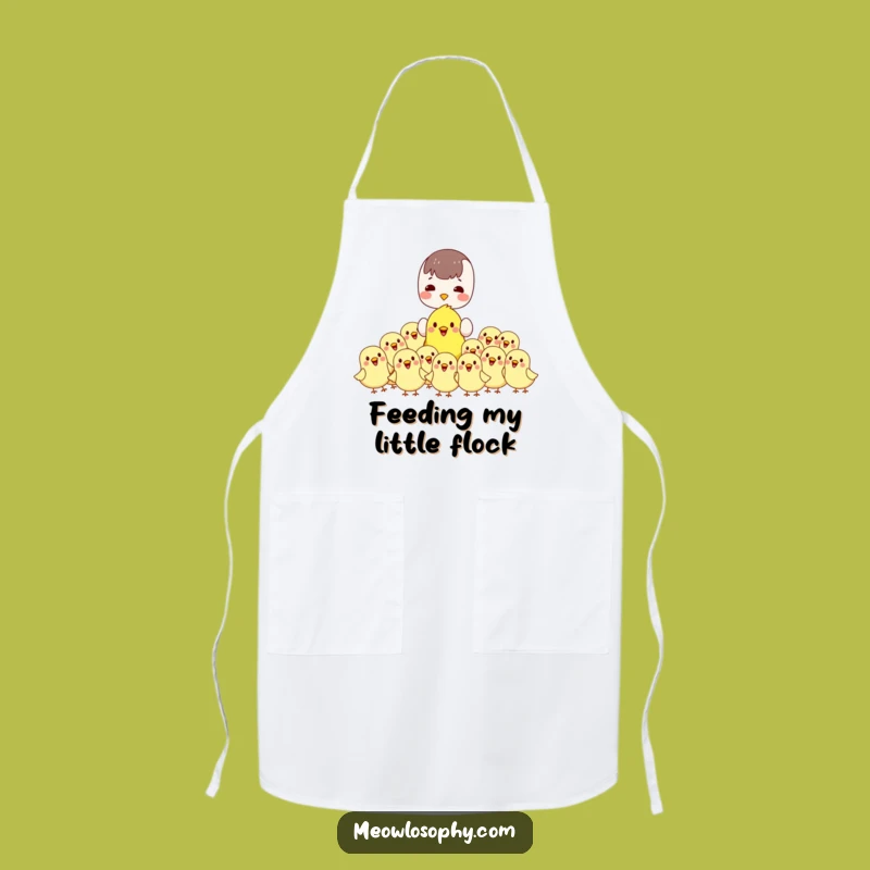 Funny Kawaii Bird Apron: Cute & Hilarious Kitchen Wear for Bird Lovers