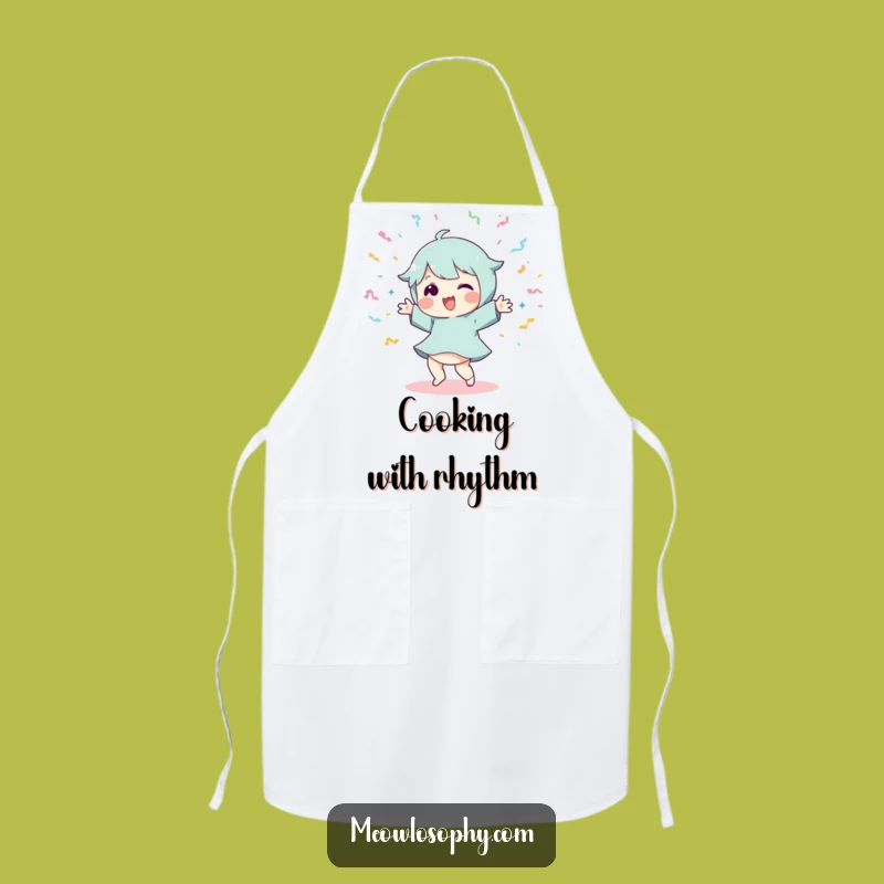 Funny Dancer Apron: Cook Up Fun with Energetic Style