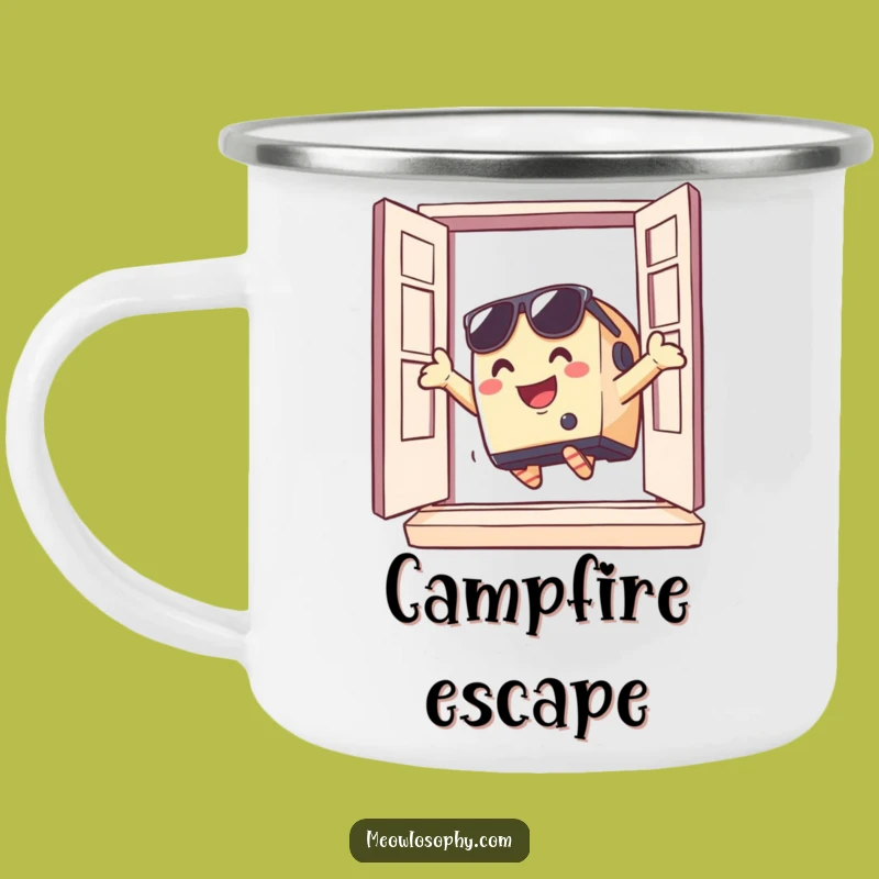 Toaster Break Camp Mug: Your Funny Companion for Daring Adventures