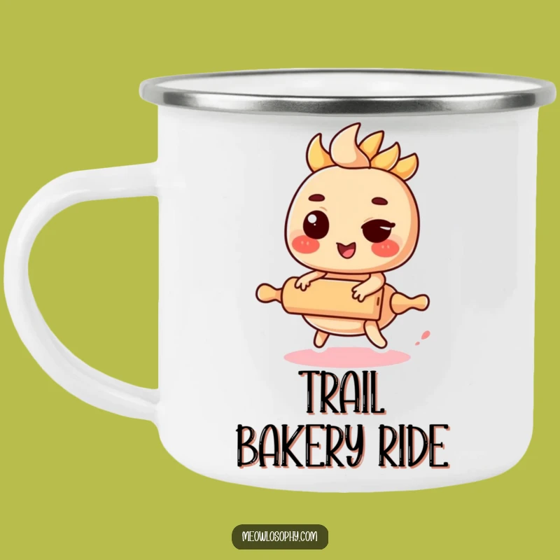 Funny Kawaii Fajita Camp Mug - Rustic Cute Foodie Coffee Cup, Humorous Gift