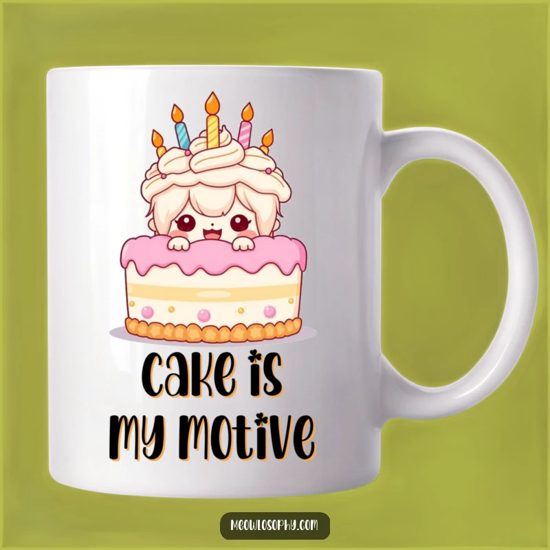 Funny Birthday Cake Mug: A Kawaii Surprise for Your Special Day