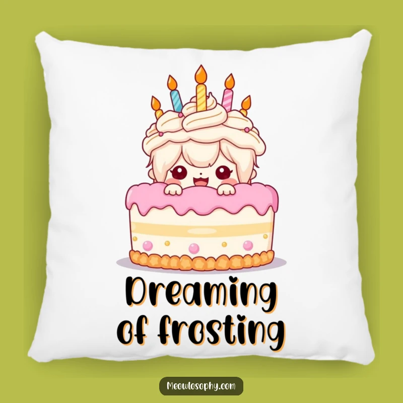 Funny Birthday Cake Pillow: Cozy Up with Festive Fun