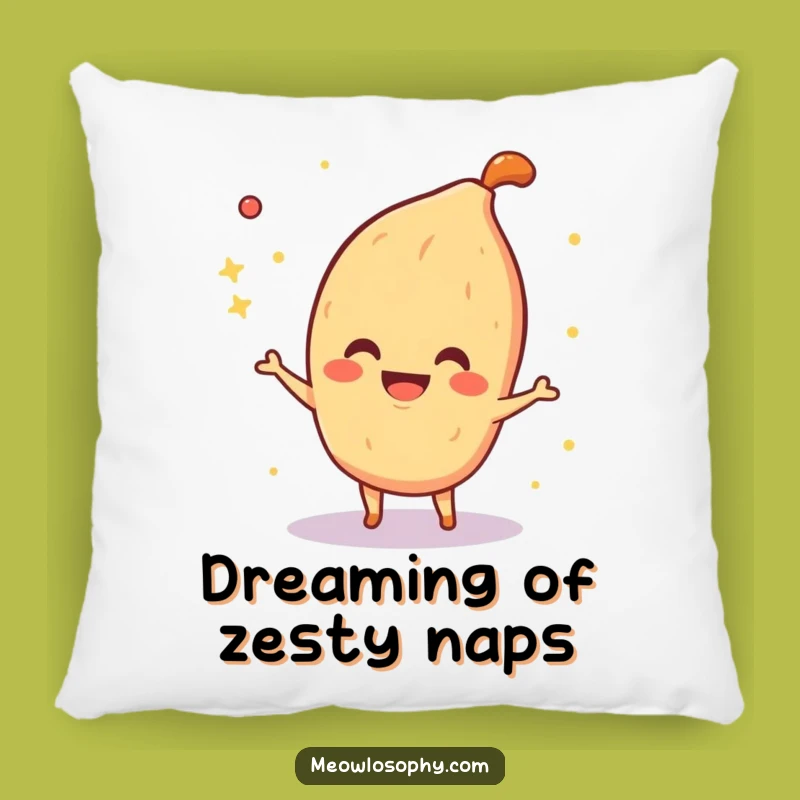 Funny Fajita Spice Sparkle Pillow, Cozy Comfort, Magical Food Cushion, Funny Gift