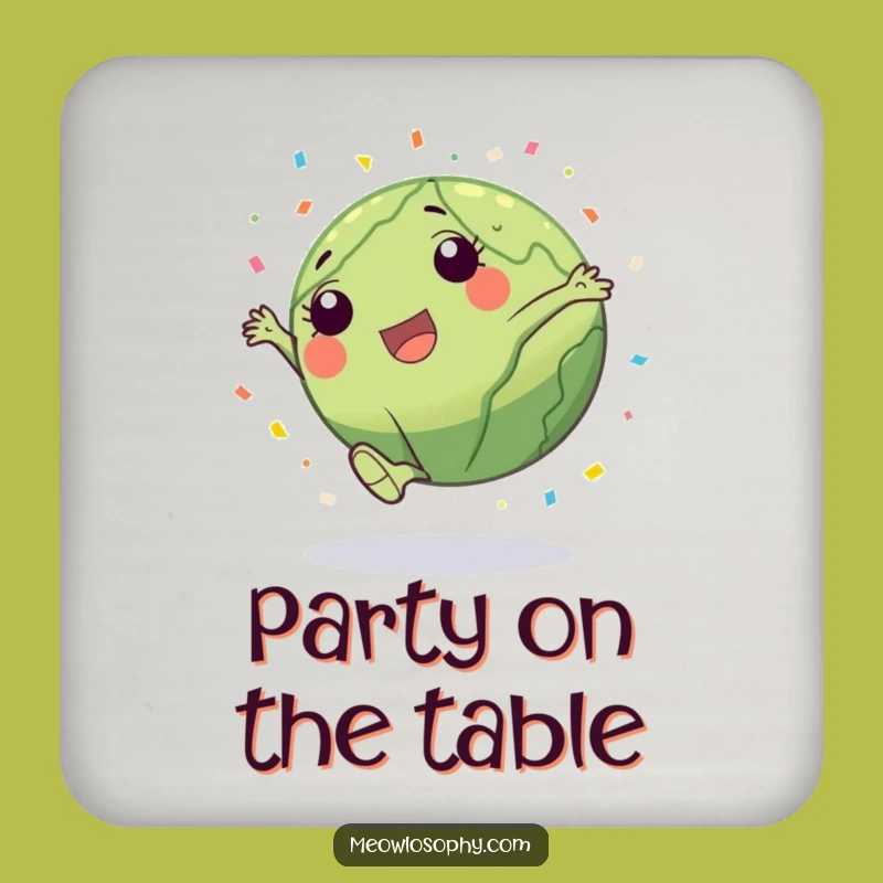 Funny Earth Cartwheel Coaster Set - Festive & Hilarious Gift