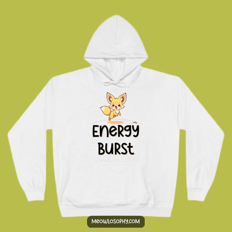 Cozy Funny Fennec Fox Hoodie: Adorable Zoomie Gift for Ultimate Comfort