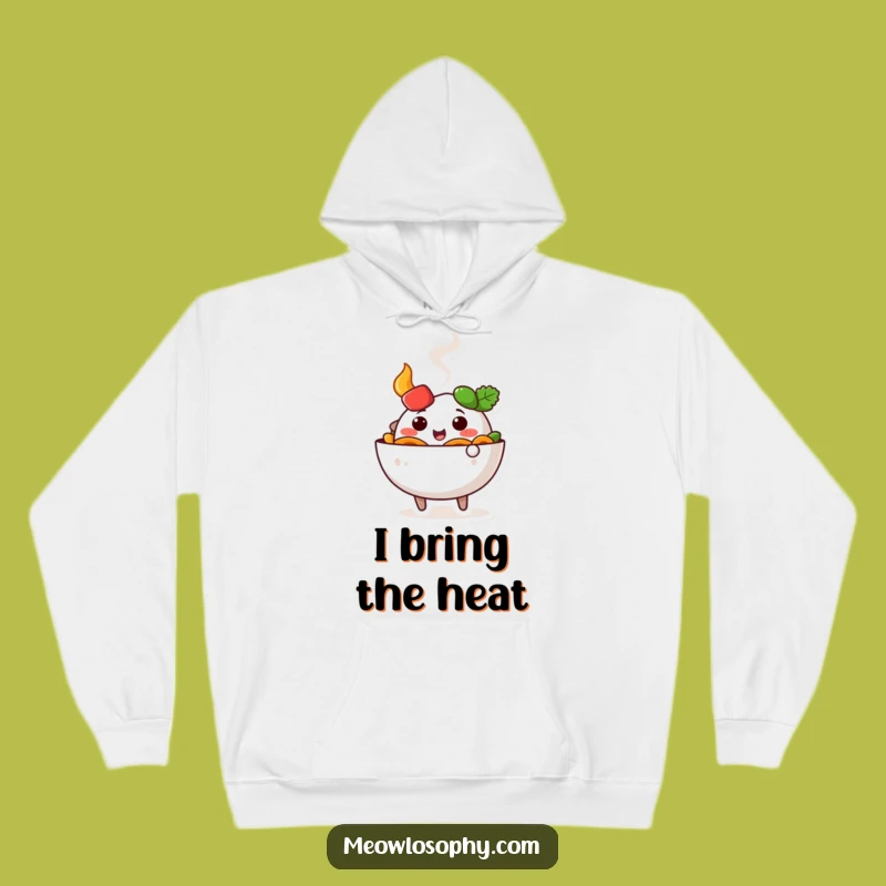 Funny Fajita Bowl Hoodie: Cozy and Cute Wiggling Foodie Comfort