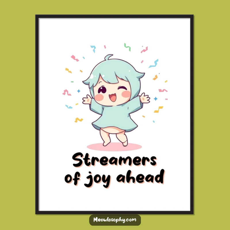 Free Printable Silly Dance Streamer Wall Art: Funny Downloadable Party Decor