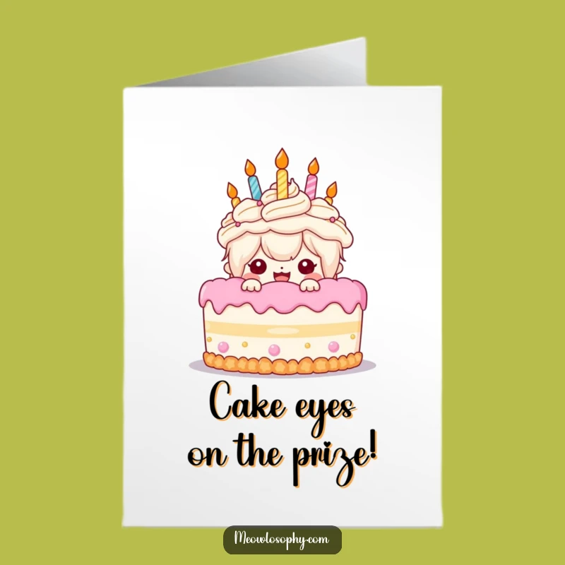 Free Printable Peek-a-Boo Cake Birthday Card: Gleeful Downloadable Surprise