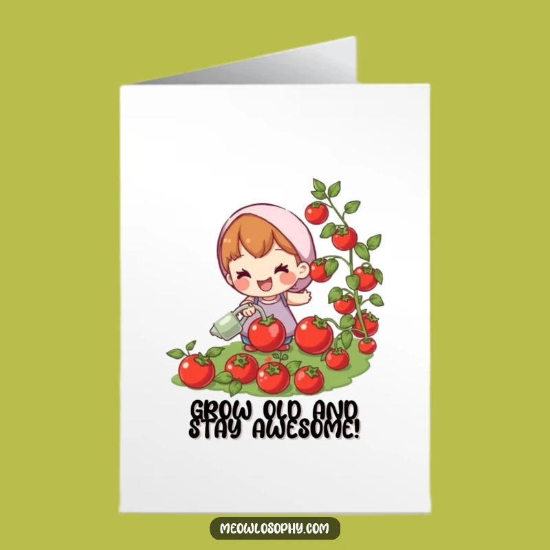 Free Printable Birthday Card: Joyful Gardener for a Fresh Downloadable Gift