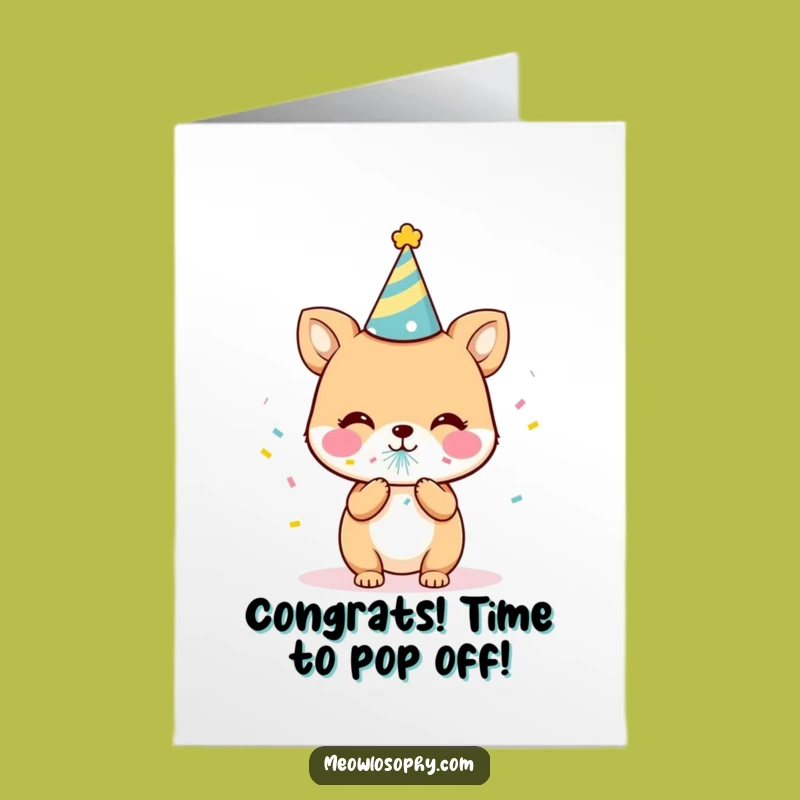Free Printable Confetti Popper Congrats Card: Hilarious Downloadable Celebration!