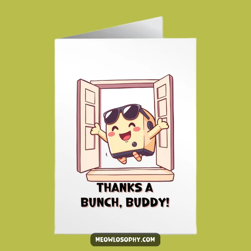 Free Printable Thank You Card: Toaster's Daring Thanks - A Unique Downloadable Gesture!