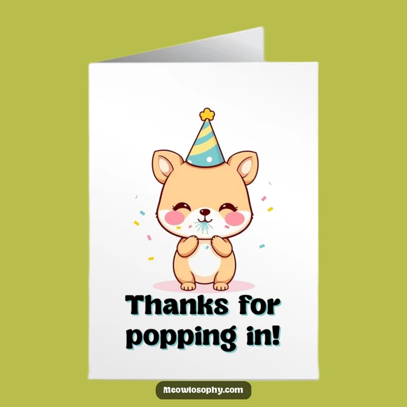 Free Printable Thank You Animal Card: Cute Downloadable Gift to Share Gratitude!
