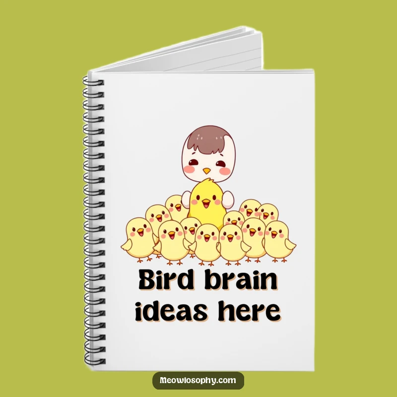 Funny Kawaii Bird Notebook: Adorable & Hilarious Journal for Bird Enthusiasts