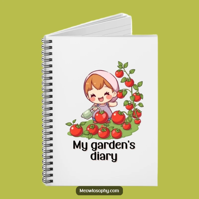 Funny Gardener Notebook: Hilarious Tomato Watering Journal for Notes