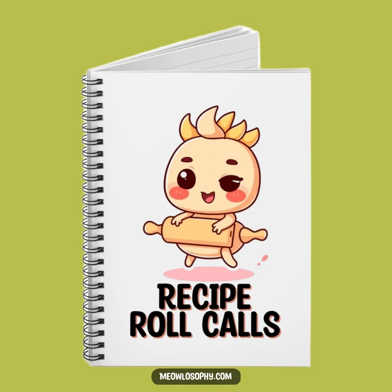 Funny Kawaii Fajita Writer Notebook - Cute Foodie Journal, Perfect Humorous Gift