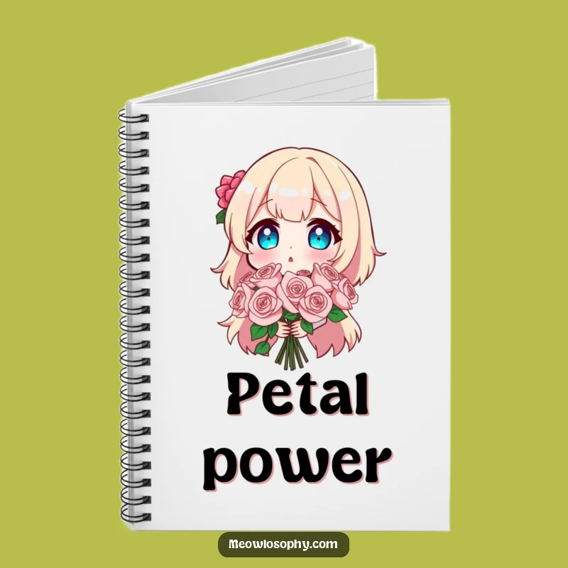 Funny Surprise Notebook: Jot Down Ideas with a Shocked Character and Sparkly Roses