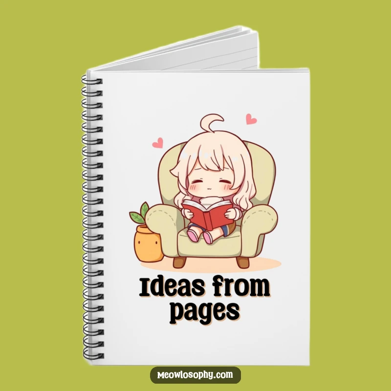 Funny Cozy Reader Notebook: Bookworm Journal, Perfect Gift for Notes