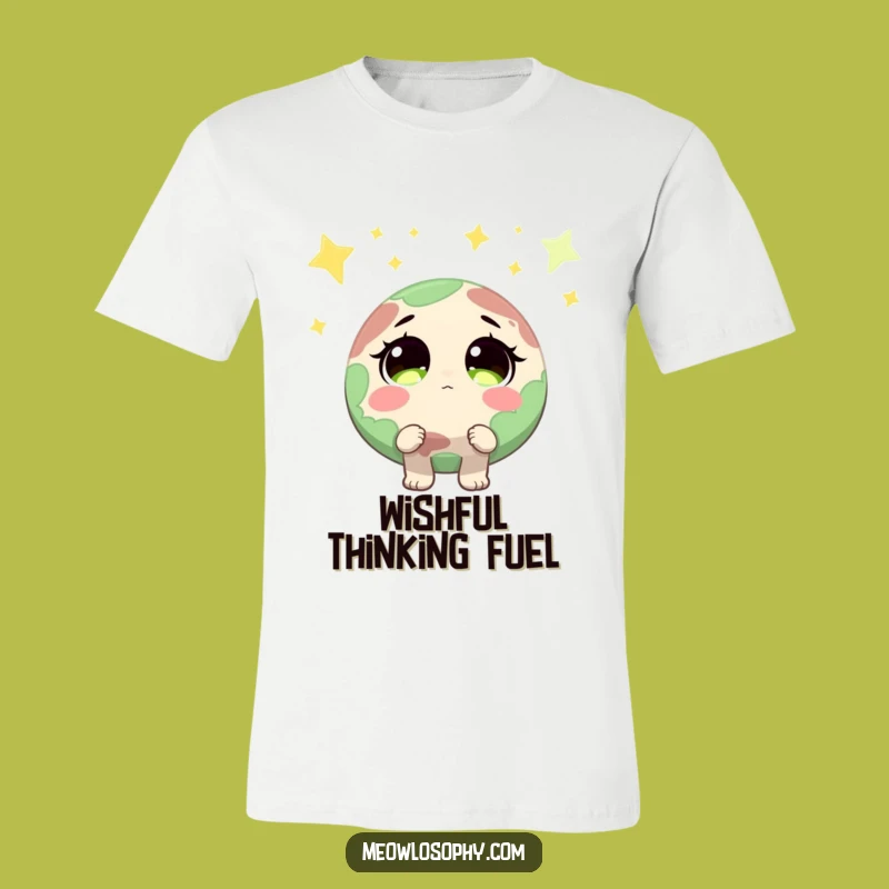 Funny Earth Starry Eyes T-Shirt - Dreamy & Hilarious Gift Tee