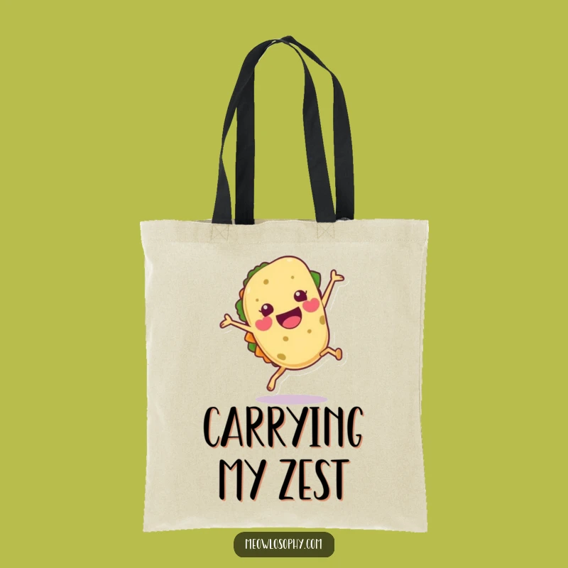 Funny Cartwheeling Tortilla Bag - Chic Fiesta Tote, Ideal Humorous Shopping Gift
