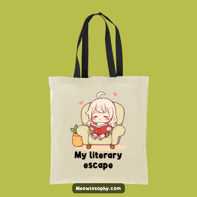 Funny Cozy Reader Tote Bag: Bookworm Essential, Perfect Gift